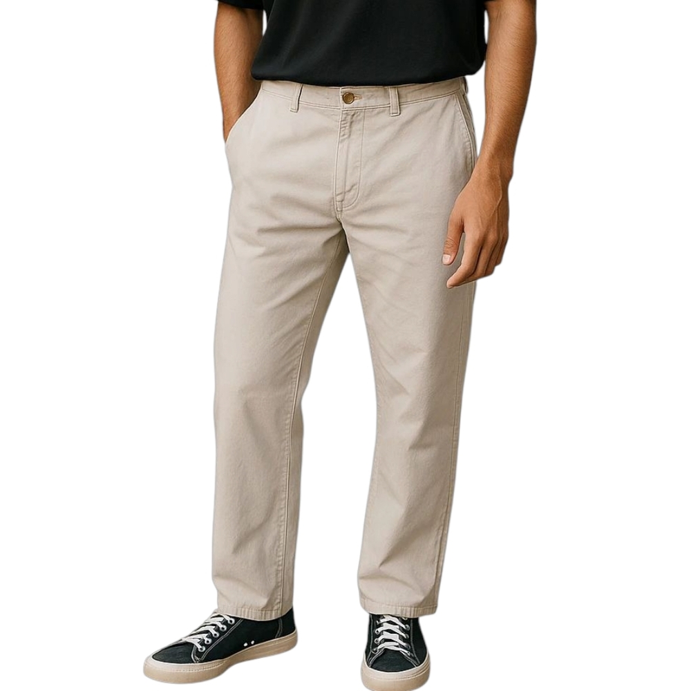 Orvis Pants - Khaki - Cotton Canvas - Outdoor - Casual - Durable